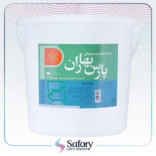 رنگ سفید مات تمام پلاستیک ممتاز پارس بهار | دبه 12 کیلویی