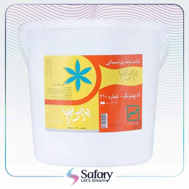 رنگ سفید نیم پلاستیک درجه 2 پارس بهار | دبه 12 کیلویی