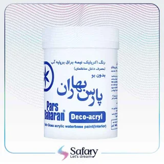 رنگ آکرلیک نیمه براق پارس بهار | 1 لیتری*