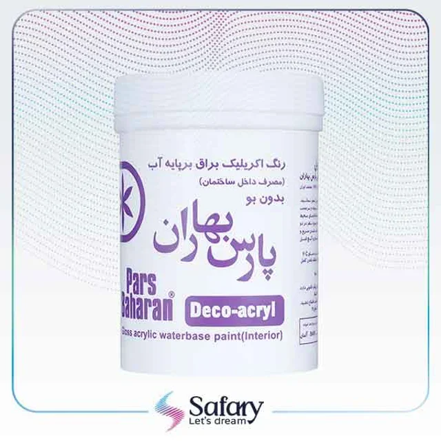 رنگ آکرلیک براق  | پارس بهاران لیتر