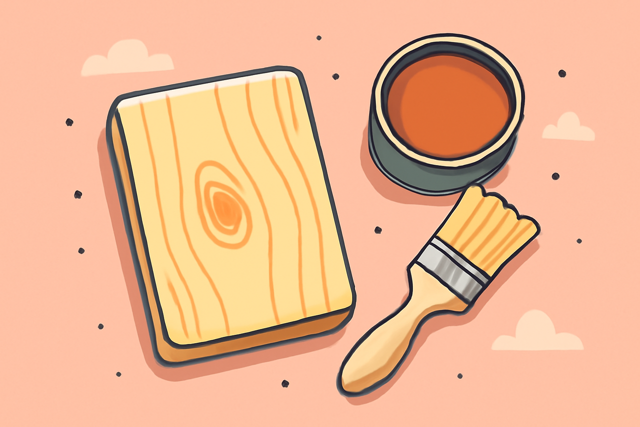 چگونه چوب خام را به زیبایی رنگ کنیم؟ راهنمای گام به گام