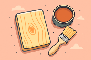 چگونه چوب خام را به زیبایی رنگ کنیم؟ راهنمای گام به گام