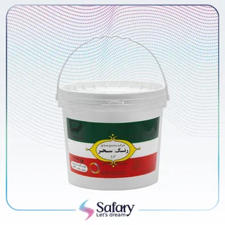 رنگ سفید مات پلاستیک سحر کد 861 | 4 کیلوگرم