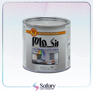 رنگ روغنی سفید مات شرکت مام رنگ | 4 کیلویی