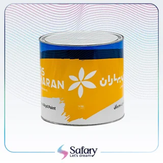 رنگ روغنی سفید نیم براق شرکت پارس بهار | 4 کیلویی