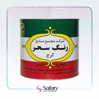 رنگ روغنی سفید مات ساختمانی | برند سحر (کد 711)